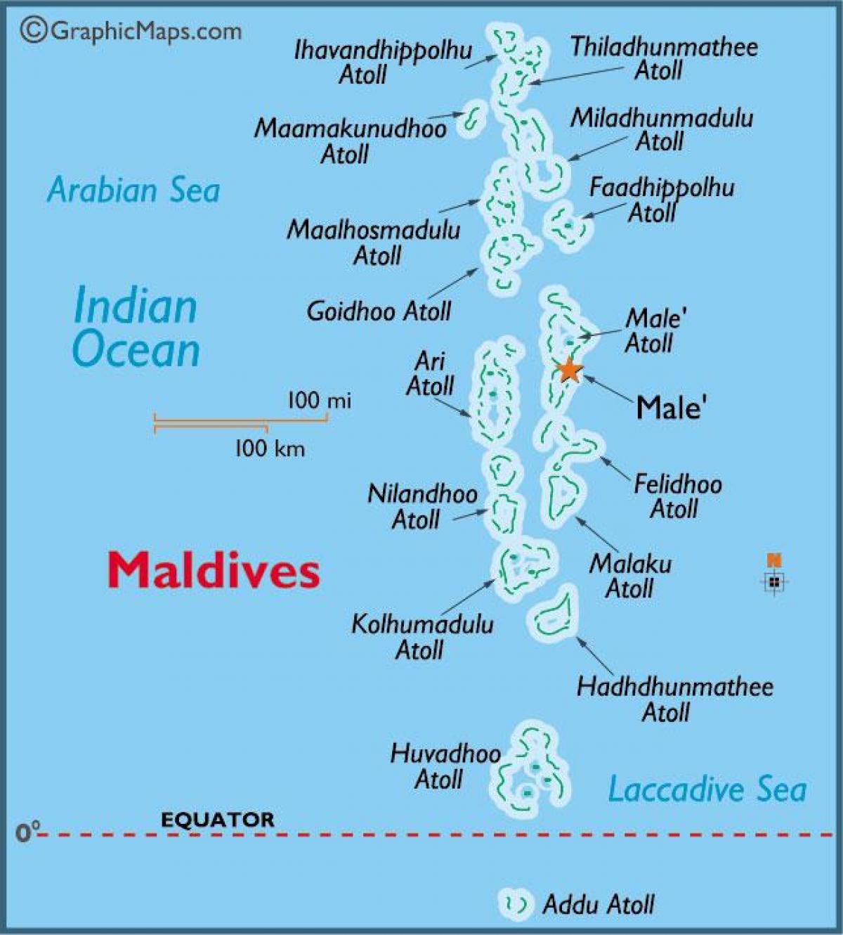 baa atoll maldivene kart