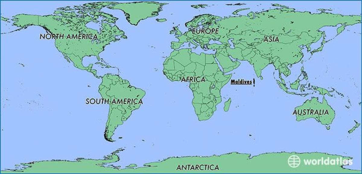 kart maldivene naboland